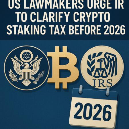 US Lawmakers Urge IRS to Clarify Crypto Staking Tax Before 2026 Us Lawmakers Urge Irs To Clarify Crypto Staking Tax Before 2026