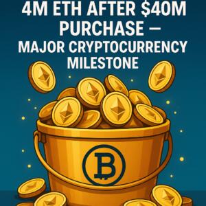 Bitmine Hits Over 4m Eth After $40m Purchase — Major Cryptocurrency Milestone