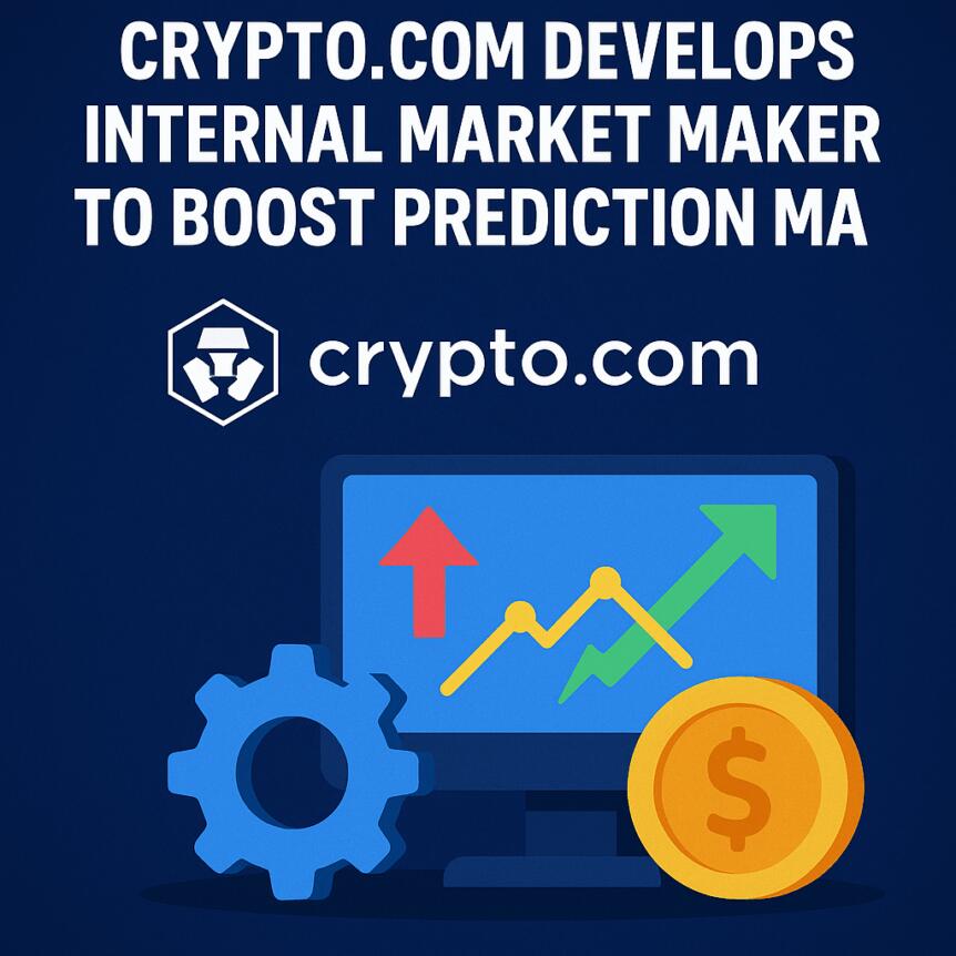Crypto.com Develops Internal Market Maker to Boost Prediction Markets