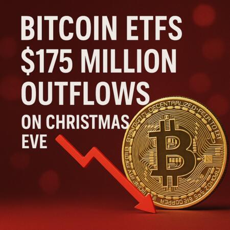 Bitcoin Etfs Experience $175 Million Outflows On Christmas Eve
