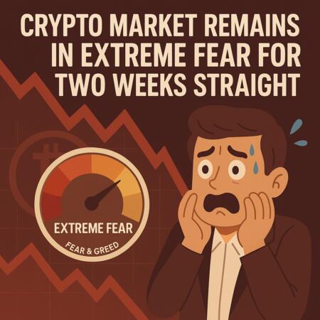 Crypto Market Remains In Extreme Fear For Two Weeks Straight