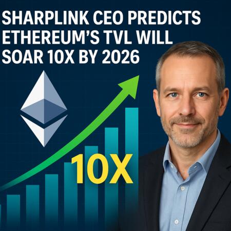 Sharplink Ceo Predicts Ethereum's Tvl Will Soar 10x By 2026