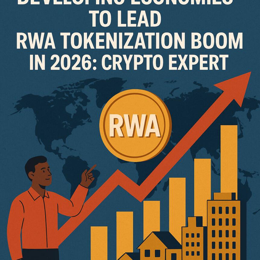 Developing Economies to Lead RWA Tokenization Boom in 2026: Crypto Expert