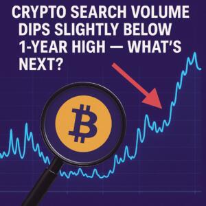 Crypto Search Volume Dips Slightly Below 1-Year High — What’s Next?