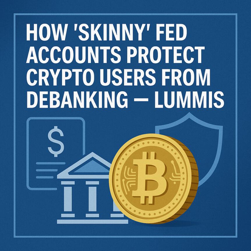 How ‘Skinny’ Fed Accounts Protect Crypto Users from Debanking — Lummis