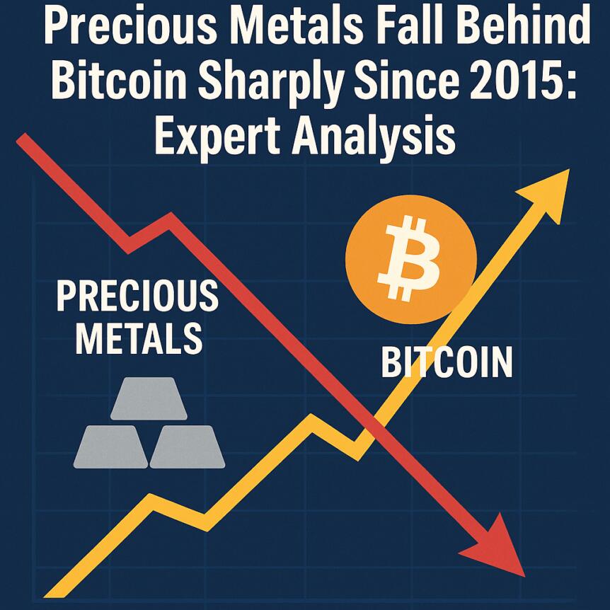Precious Metals Fall Behind Bitcoin Sharply Since 2015: Expert Analysis