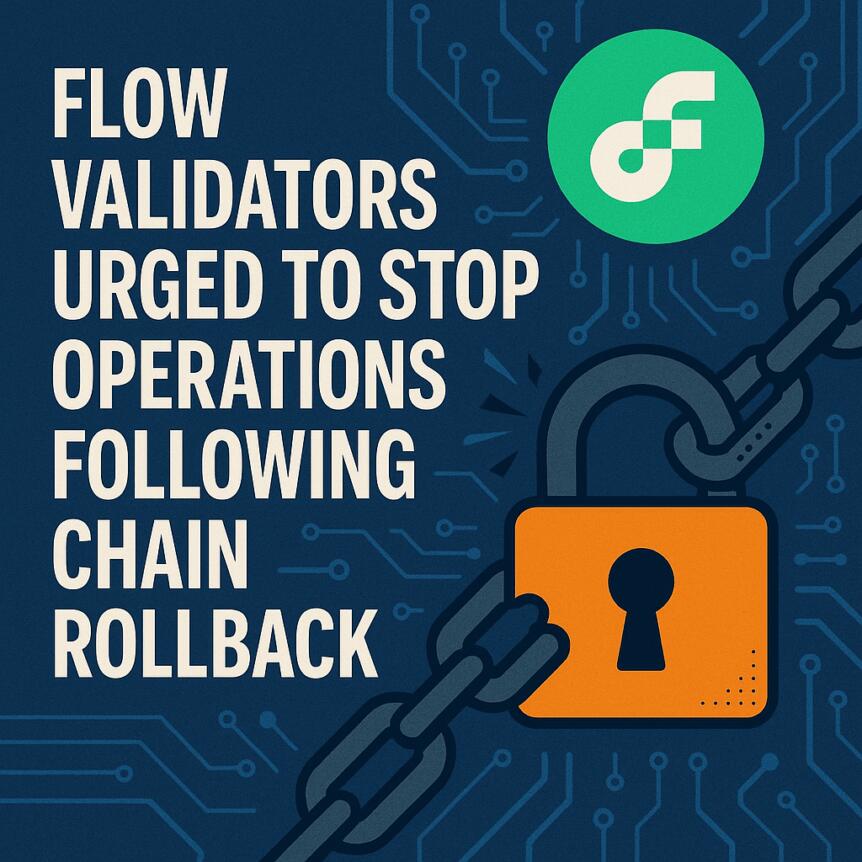 Flow Validators Urged to Stop Operations Following Chain Rollback