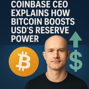Coinbase Ceo Explains How Bitcoin Boosts Usd's Reserve Power