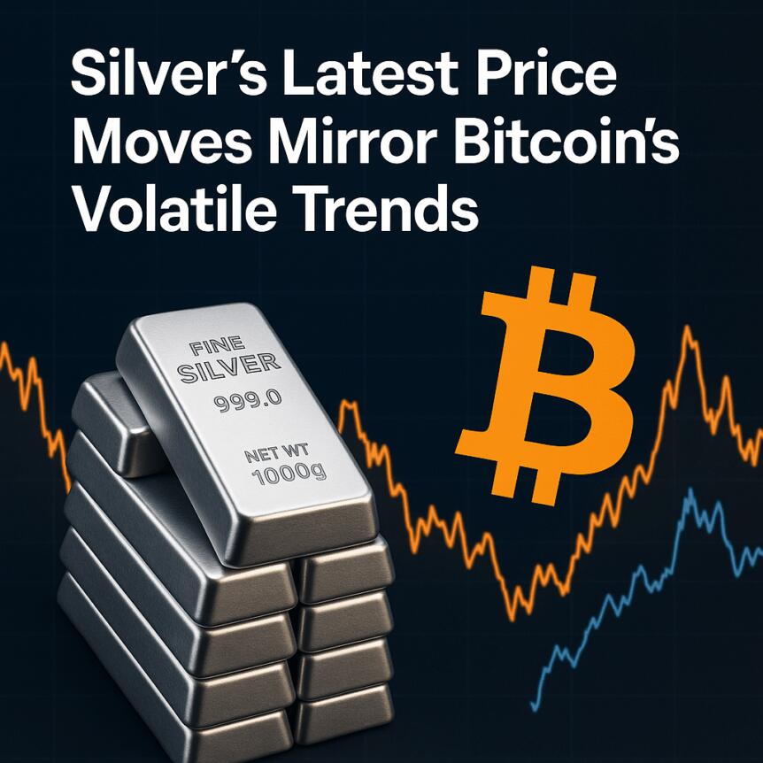 Silver’s Latest Price Moves Mirror Bitcoin’s Volatile Trends
