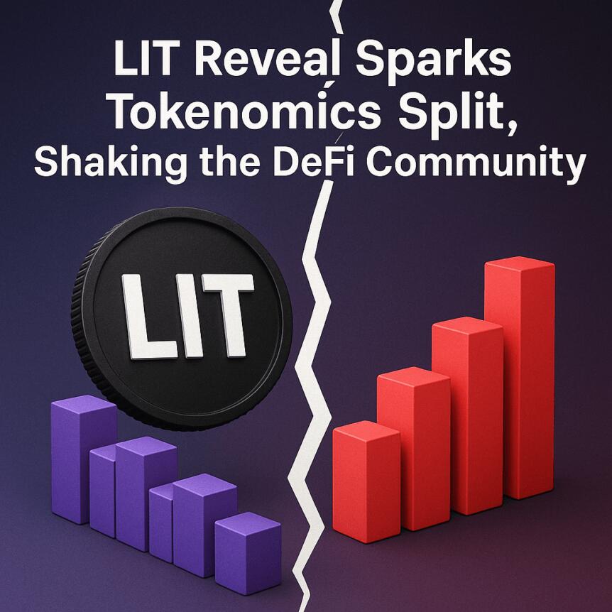 LIT Reveal Sparks Tokenomics Split, Shaking the DeFi Community