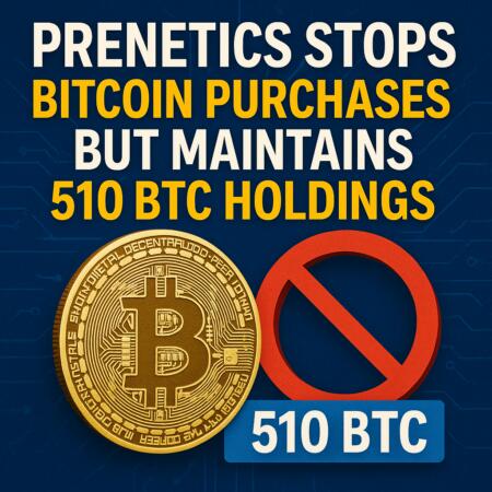 Prenetics Stops Bitcoin Purchases But Maintains 510 Btc Holdings