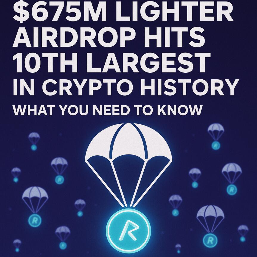$675M Lighter Airdrop Hits 10th Largest in Crypto History – What You Need to Know