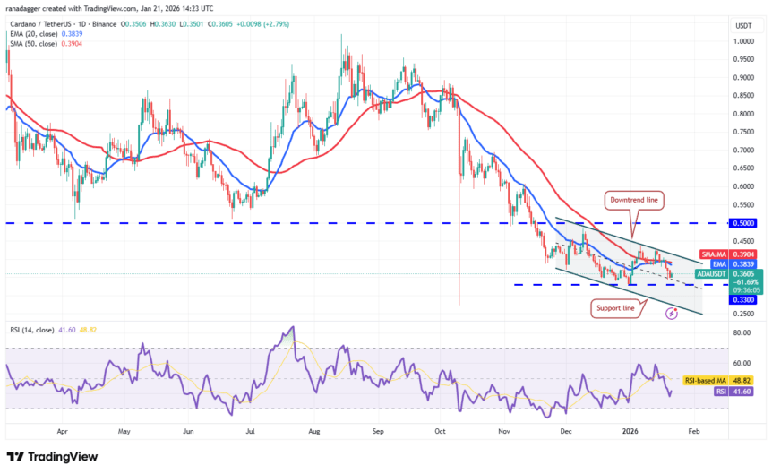 ADA/USDT daily chart. ADA/USDT daily chart. Source: Cointelegraph/TradingView