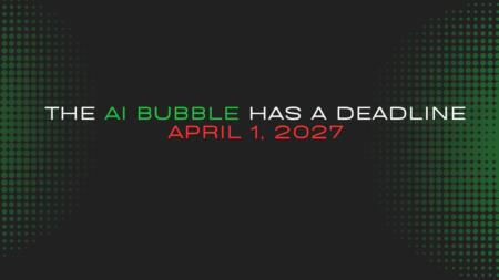 The Ai Bubble Has A Deadline: April 1, 2027