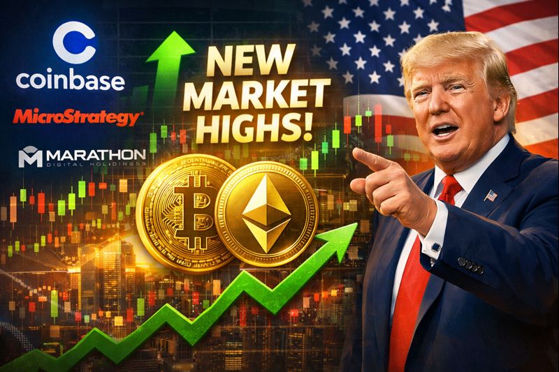 Bernstein Highlights Crypto Stocks as Trump Tells of New market Highs