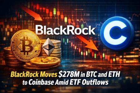 BlackRock Moves $278M in BTC and ETH to Coinbase Amid ETF Outflow BlackRock Moves $278M in BTC and ETH to Coinbase Amid ETF Outflow