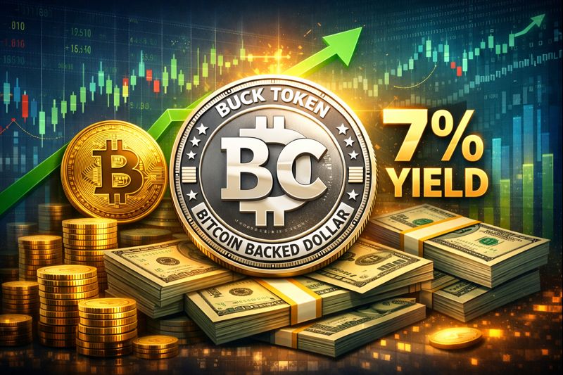 Buck Token Launches Bitcoin-Backed Dollar Savings Coin with 7% Yield