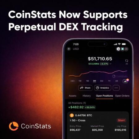 Coinstats Expands Perpetual Dex Tracking With Aster, Hyperliquid, And Lighter