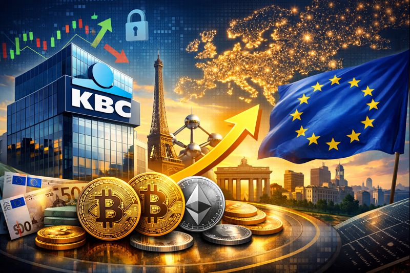 Europe’s Crypto Banking Push Grows as KBC Launches Regulated Bitcoin, Ether Trading