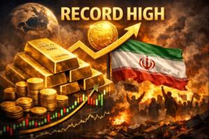 Gold Reaches Record High As Iran Unrest Fuels Safe-Haven Demand