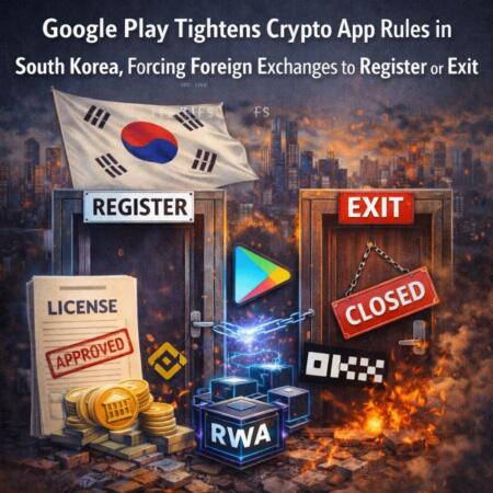 Google Play Tightens Crypto App Rules In South Korea, Forcing Foreign Exchanges To Register Or Exit