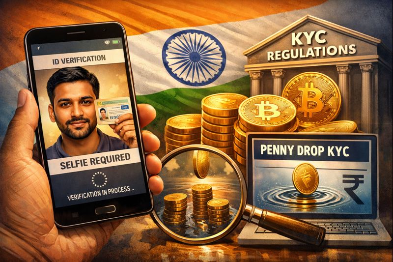 India Tightens Crypto Oversight With Mandatory Selfies and Penny Drop KYC Rules
