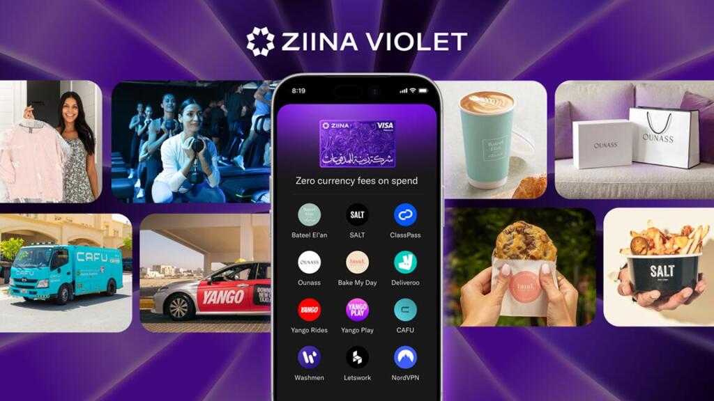 ZIINA introduces Violet, everyday benefits from the UAE’s most loved brands plus zero currency fees