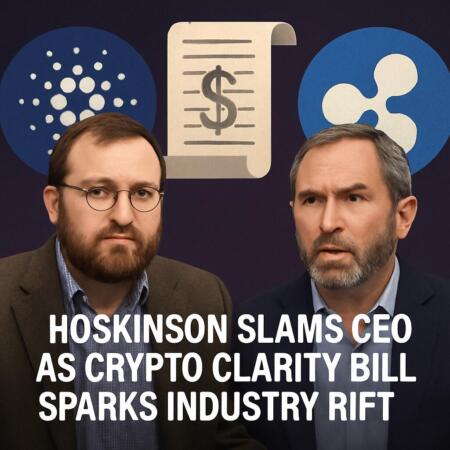Cb 398868 Hoskinson Slams Ripple Ceo As Crypto Clarity Bill Sparks Industry Rift
