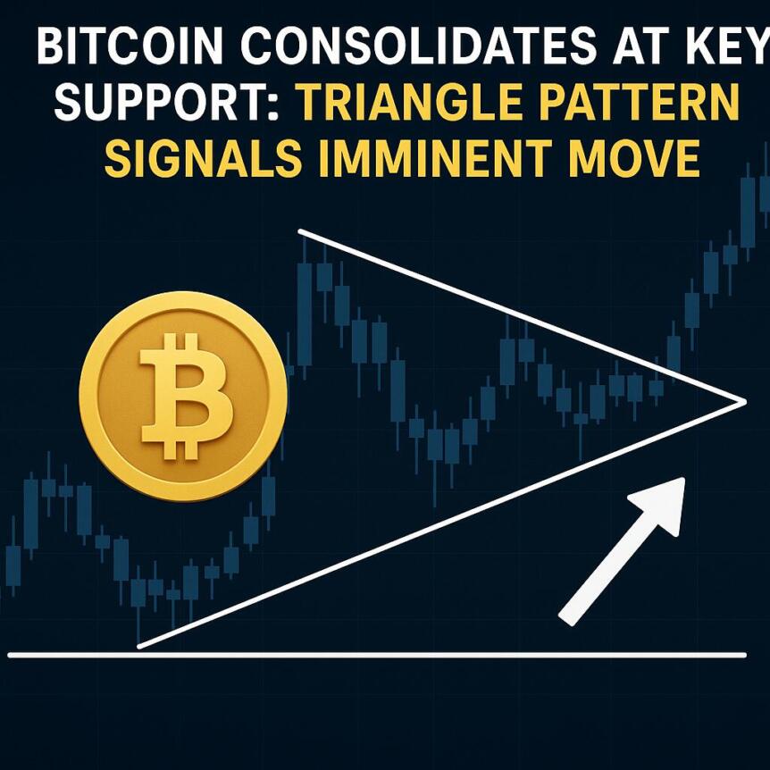 Bitcoin Consolidates at Key Support: Triangle Pattern Signals Imminent Move Cb 441197 Bitcoin Consolidates At Key Support Triangle Pattern Signals Imminent Move