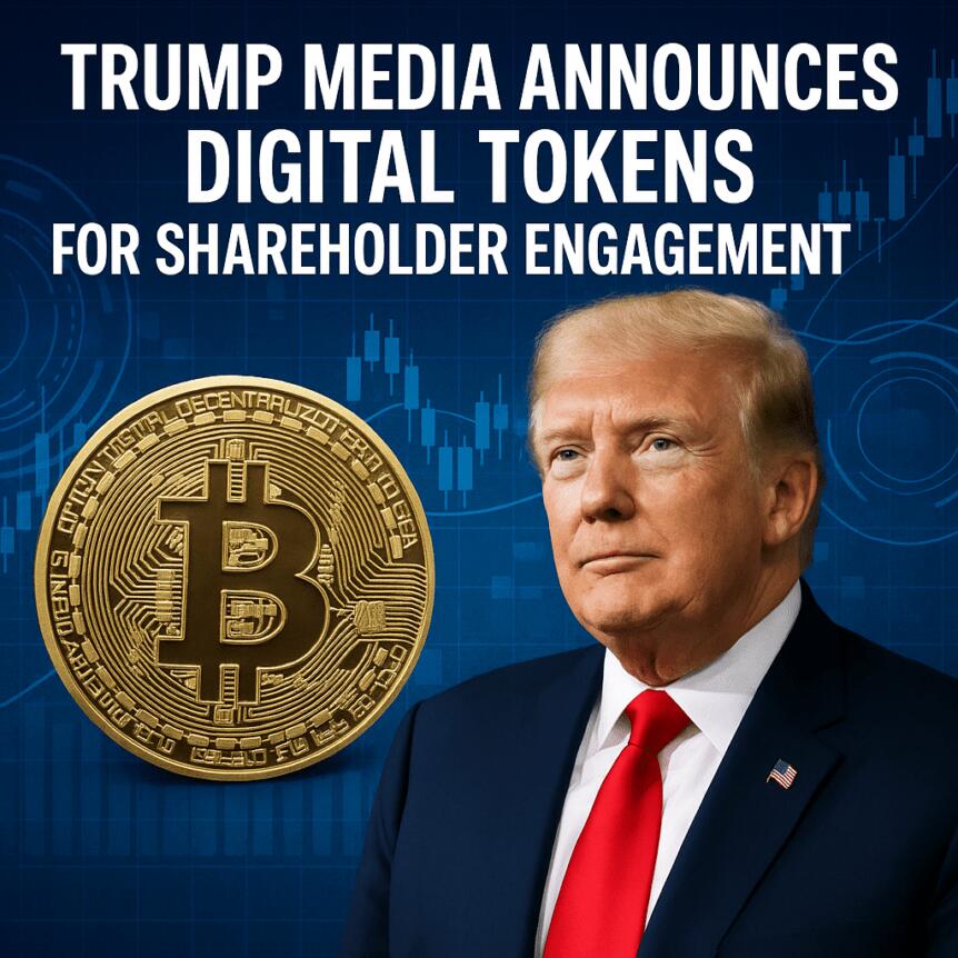 Trump Media Announces Digital Tokens for Shareholder Engagement