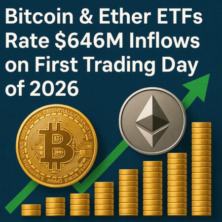 Bitcoin & Ether ETFs Rate $646M Inflows on First Trading Day of 2026 Bitcoin & Ether Etfs Rate $646m Inflows On First Trading Day Of 2026