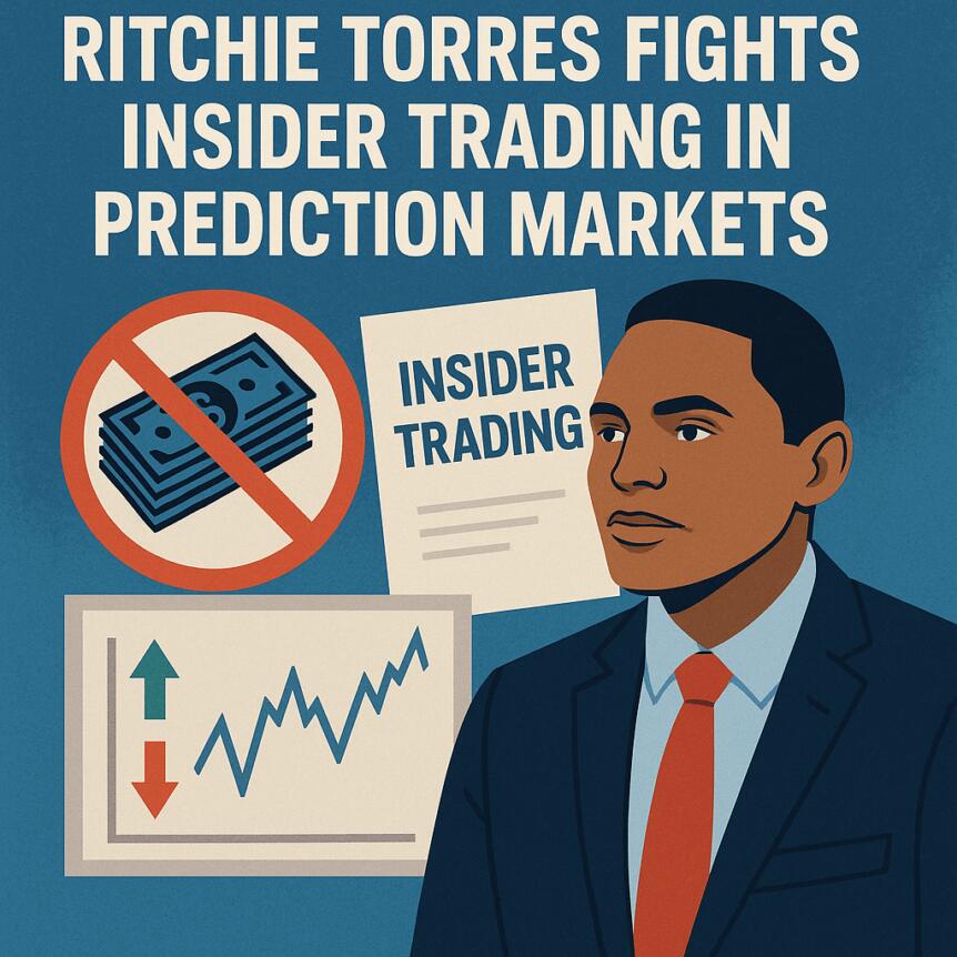 Ritchie Torres Fights Insider Trading in Prediction Markets
