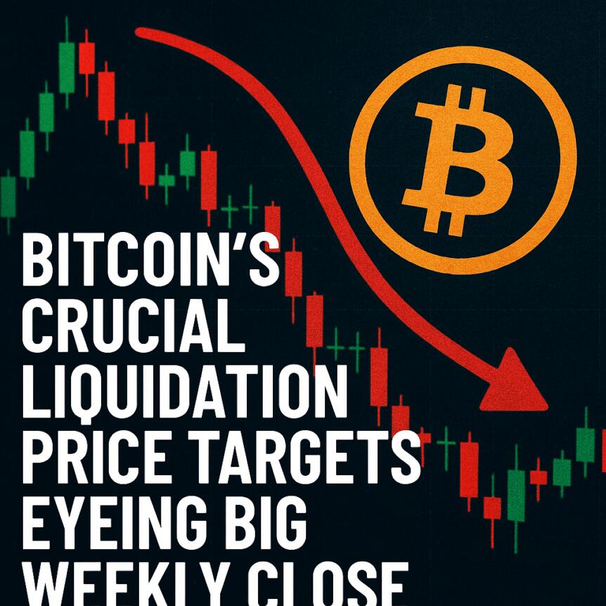 Bitcoin’s Crucial Liquidation Price Targets Eyeing Big Weekly Close