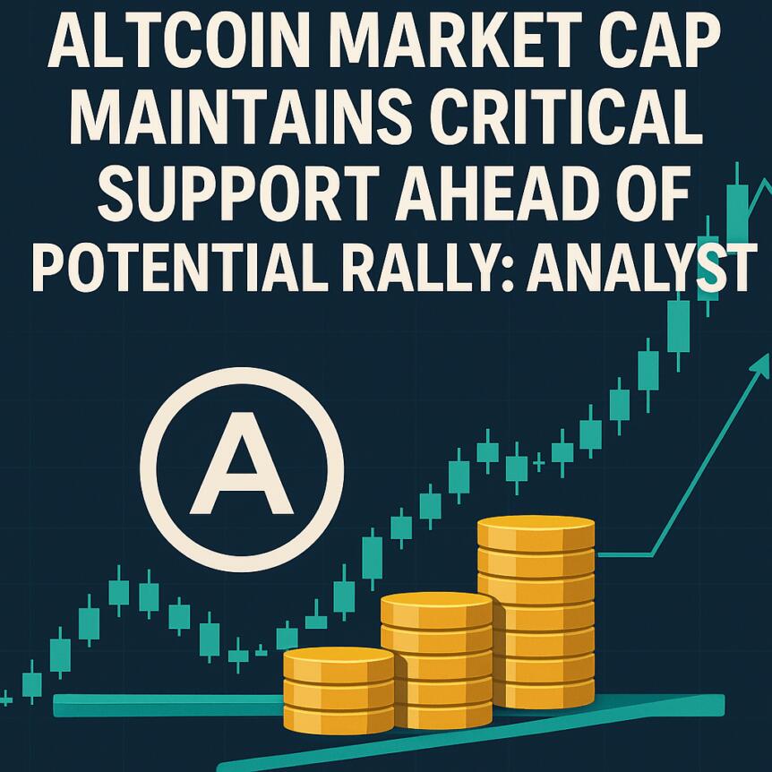 Altcoin Market Cap Maintains Critical Support Ahead of Potential Rally: Analyst