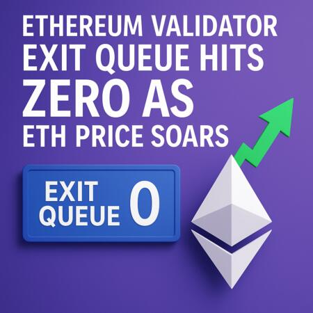 Ethereum Validator Exit Queue Hits Zero As Eth Price Soars