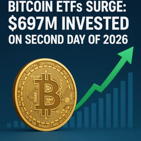 Bitcoin Etfs Surge: $697m Invested On Second Day Of 2026