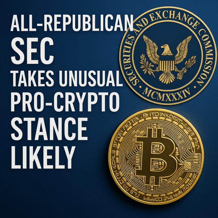All-Republican SEC Takes Unusual Pro-Crypto Stance Likely