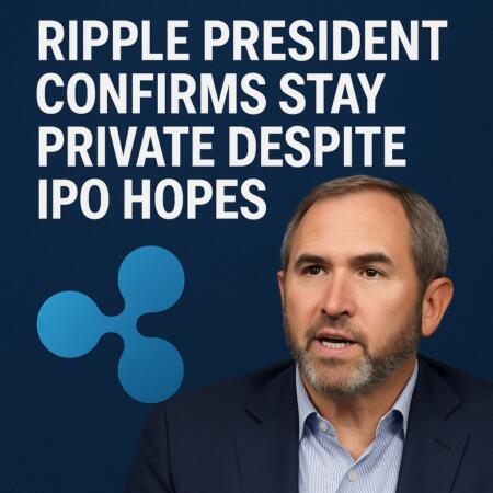 Ripple President Confirms Stay Private Despite Ipo Hopes