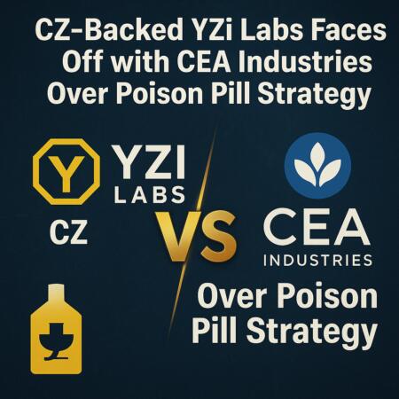 CZ-Backed YZi Labs Faces Off with CEA Industries Over Poison Pill Strategy Cz-Backed Yzi Labs Faces Off With Cea Industries Over Poison Pill Strategy