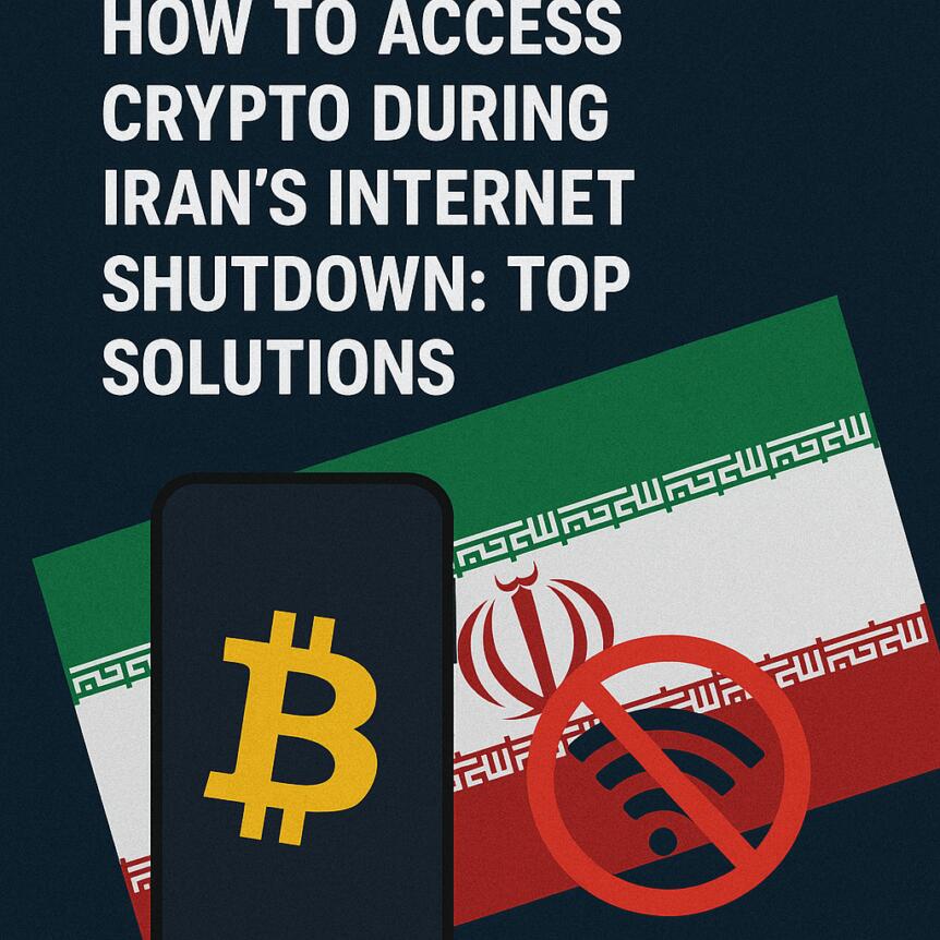 How to Access Crypto During Iran’s Internet Shutdown: Top Solutions