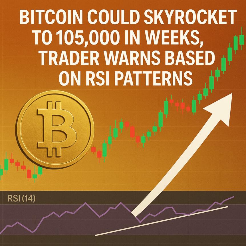 Bitcoin Could Skyrocket to $105,000 in Weeks, Trader Warns Based on RSI Patterns
