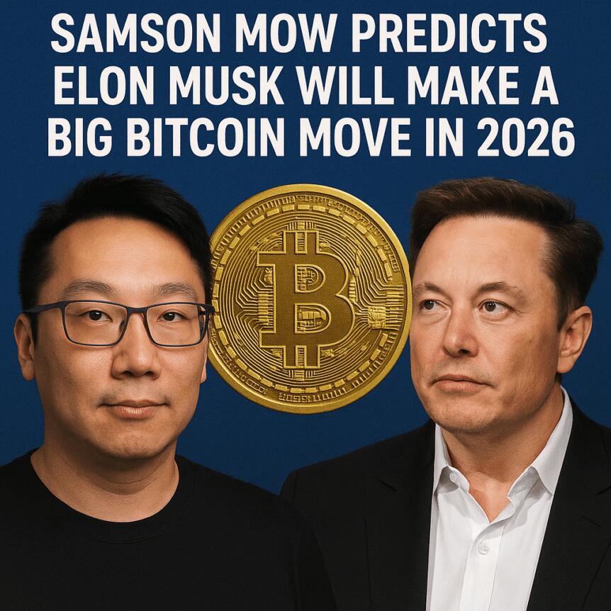 Samson Mow Predicts Elon Musk Will Make a Big Bitcoin Move in 2026