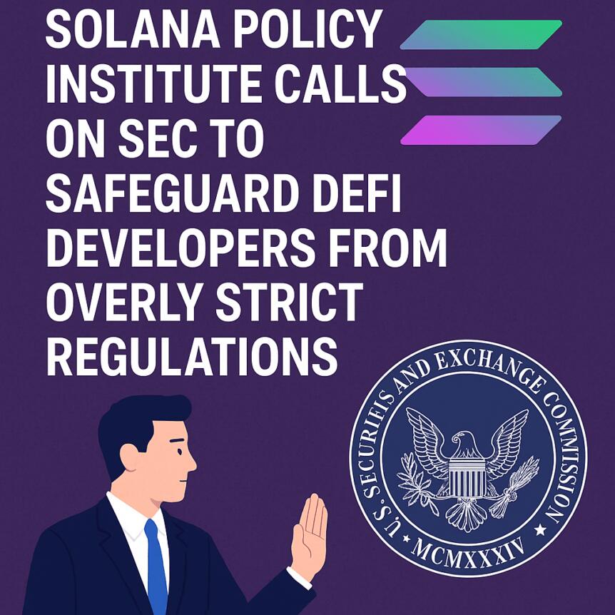 Solana Policy Institute Calls on SEC to Safeguard DeFi Developers from Overly Strict Regulations