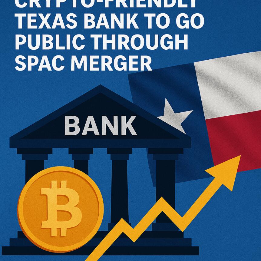 Crypto-Friendly Texas Bank to Go Public Through SPAC Merger