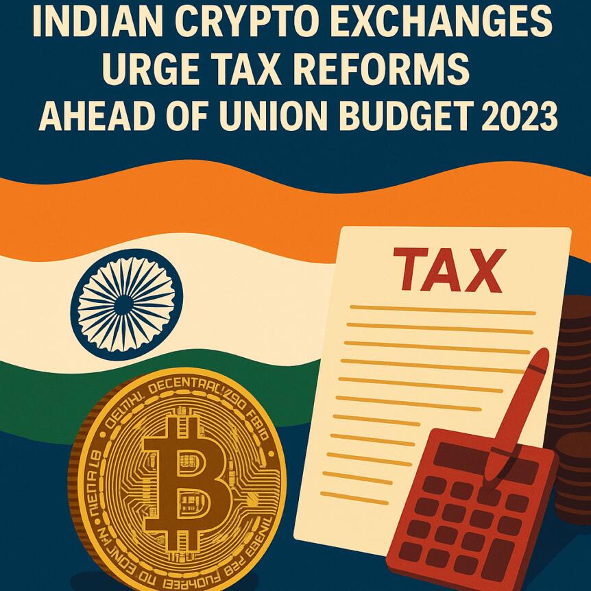 Indian Crypto Exchanges Urge Tax Reforms Ahead of Union Budget 2023