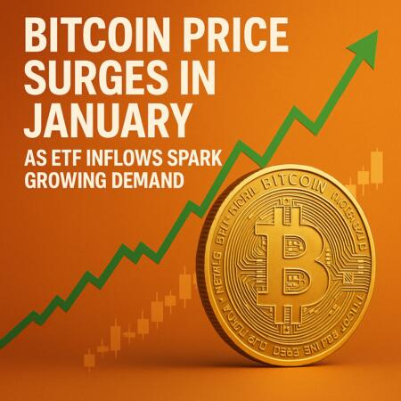 Bitcoin Price Surges in January as ETF Inflows Spark Growing Demand Bitcoin Price Surges In January As Etf Inflows Spark Growing Demand