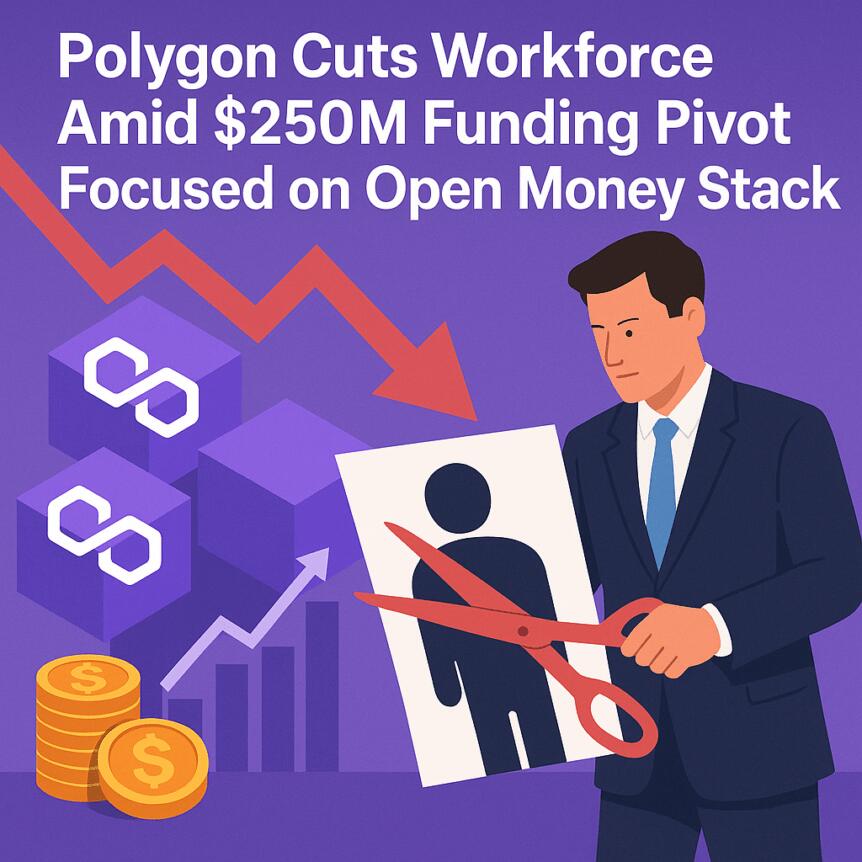 Polygon Cuts Workforce Amid $250M Funding Pivot Focused on Open Money Stack