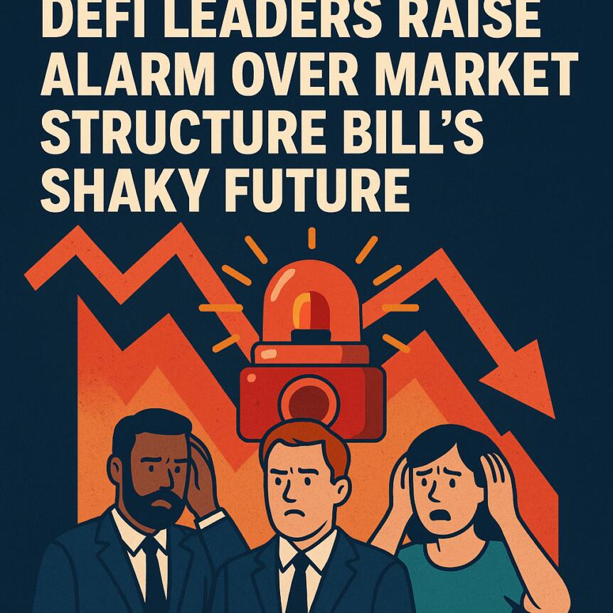DeFi Leaders Raise Alarm Over Market Structure Bill’s Shaky Future