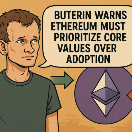 Buterin Warns Ethereum Must Prioritize Core Values Over Adoption