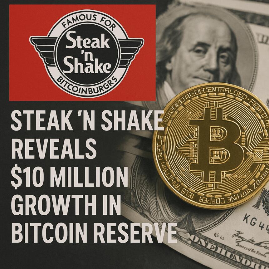 Steak ‘n Shake Reveals $10 Million Growth in Bitcoin Reserve